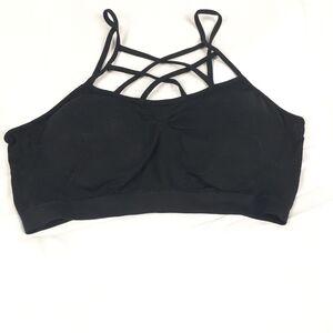 Nophat Black Bralette Size Medium/Large